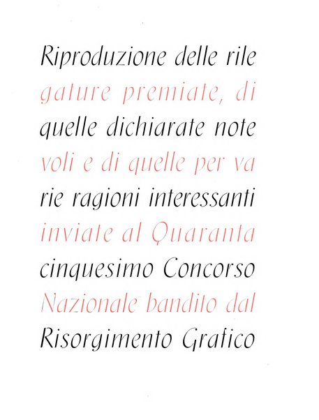 Il risorgimento grafico rivista tecnica mensile di saggi grafici e scritti tecnici