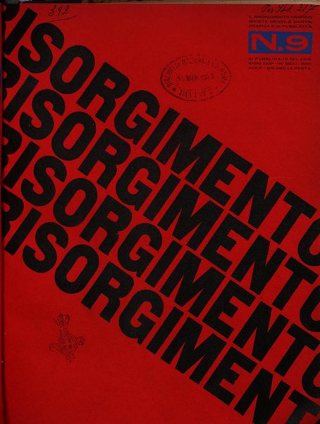 Il risorgimento grafico rivista tecnica mensile di saggi grafici e scritti tecnici