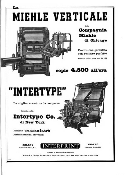 Il risorgimento grafico rivista tecnica mensile di saggi grafici e scritti tecnici