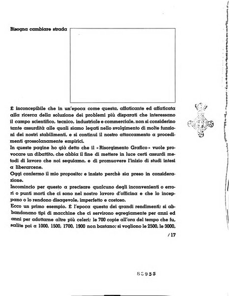 Il risorgimento grafico rivista tecnica mensile di saggi grafici e scritti tecnici