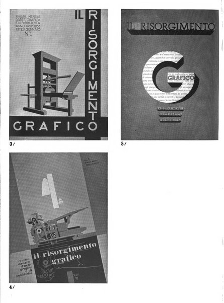 Il risorgimento grafico rivista tecnica mensile di saggi grafici e scritti tecnici