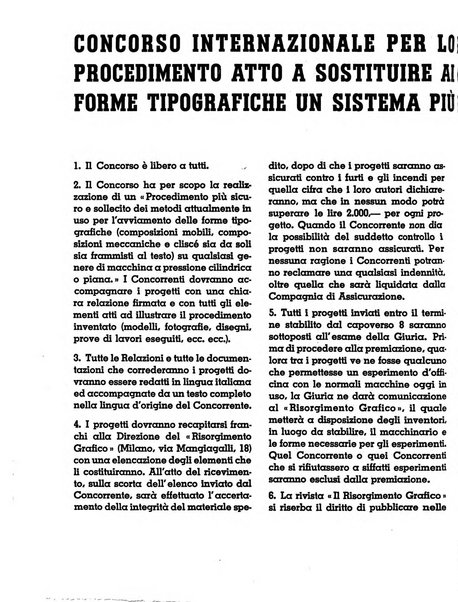 Il risorgimento grafico rivista tecnica mensile di saggi grafici e scritti tecnici