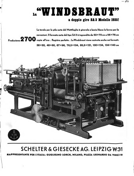 Il risorgimento grafico rivista tecnica mensile di saggi grafici e scritti tecnici