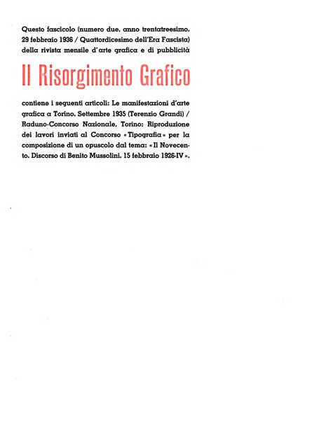 Il risorgimento grafico rivista tecnica mensile di saggi grafici e scritti tecnici