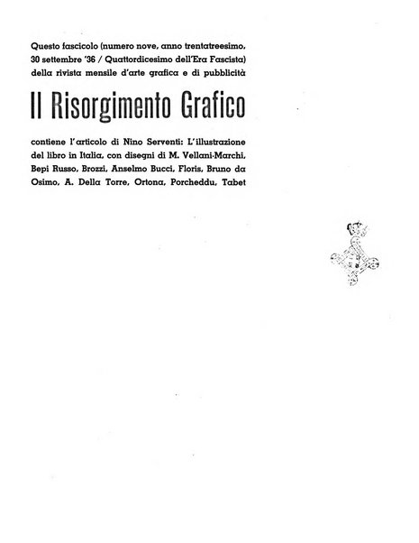 Il risorgimento grafico rivista tecnica mensile di saggi grafici e scritti tecnici