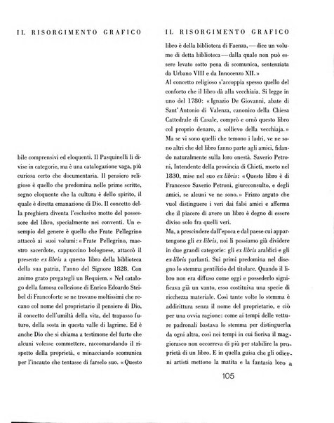 Il risorgimento grafico rivista tecnica mensile di saggi grafici e scritti tecnici