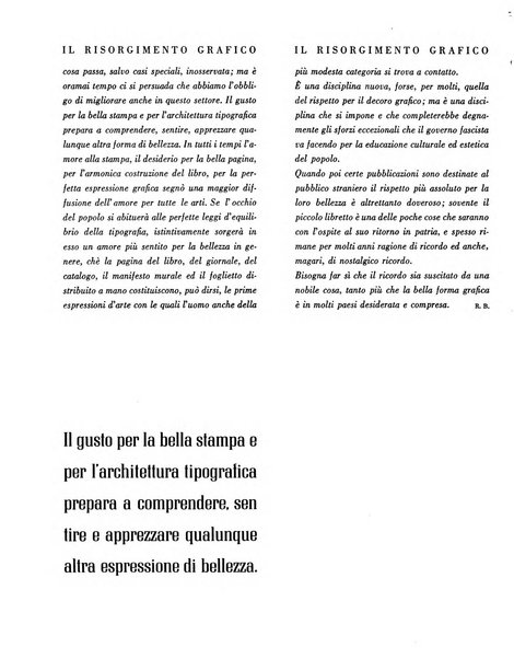 Il risorgimento grafico rivista tecnica mensile di saggi grafici e scritti tecnici