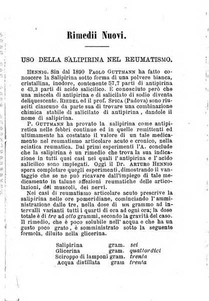 La rivista annuale della stampa medico-chirurgica e delle cliniche italiane ed estere