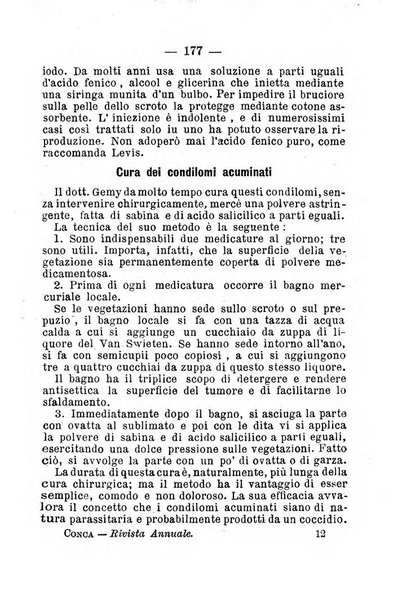 La rivista annuale della stampa medico-chirurgica e delle cliniche italiane ed estere