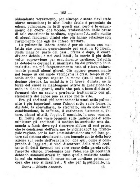 La rivista annuale della stampa medico-chirurgica e delle cliniche italiane ed estere