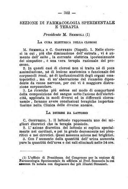 La rivista annuale della stampa medico-chirurgica e delle cliniche italiane ed estere