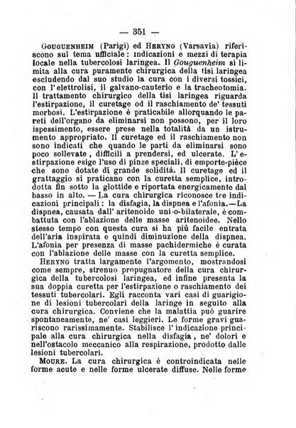 La rivista annuale della stampa medico-chirurgica e delle cliniche italiane ed estere