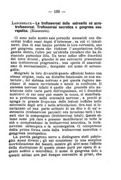 La rivista annuale della stampa medico-chirurgica e delle cliniche italiane ed estere