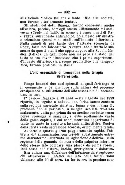 La rivista annuale della stampa medico-chirurgica e delle cliniche italiane ed estere