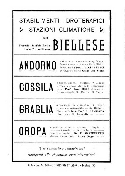 La rivista biellese mensile, illustrata