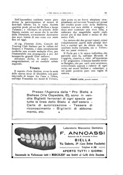 La rivista biellese mensile, illustrata