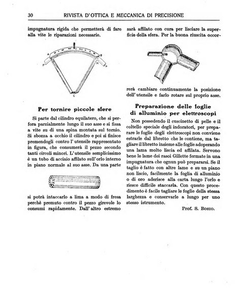 Rivista d'ottica e meccanica di precisione