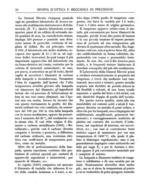 Rivista d'ottica e meccanica di precisione