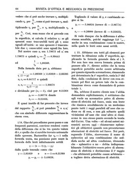 Rivista d'ottica e meccanica di precisione