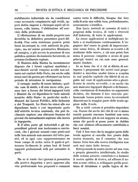 Rivista d'ottica e meccanica di precisione