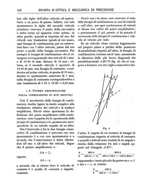 Rivista d'ottica e meccanica di precisione