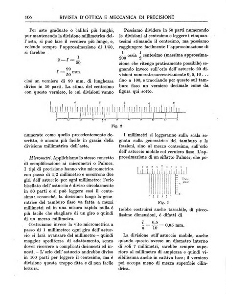 Rivista d'ottica e meccanica di precisione