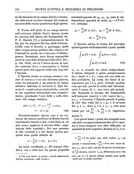 Rivista d'ottica e meccanica di precisione