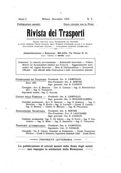 Rivista dei trasporti