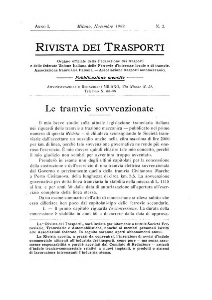 Rivista dei trasporti