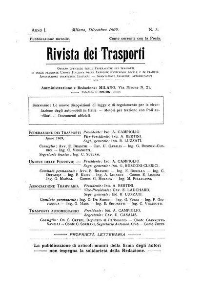 Rivista dei trasporti