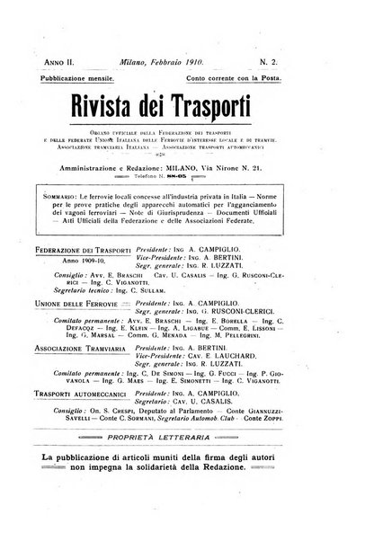 Rivista dei trasporti