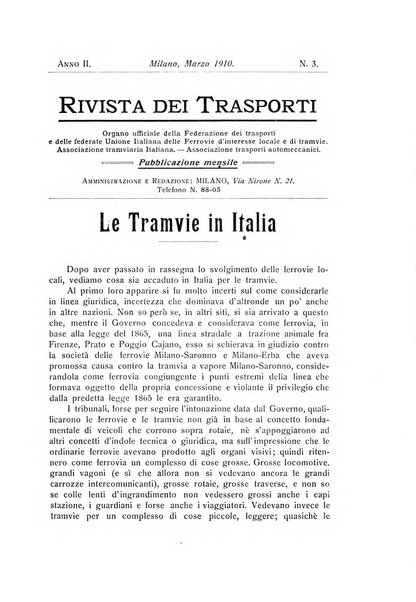 Rivista dei trasporti