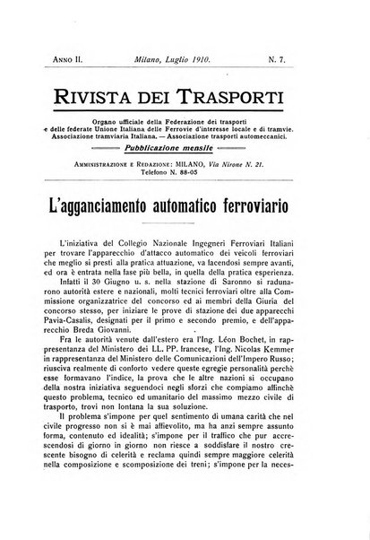 Rivista dei trasporti