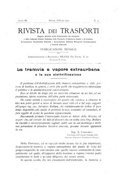 Rivista dei trasporti