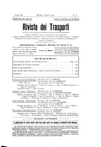 Rivista dei trasporti