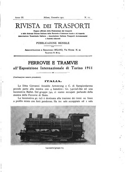 Rivista dei trasporti