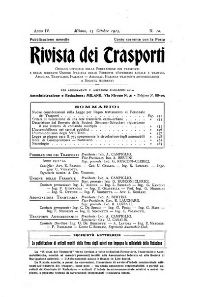 Rivista dei trasporti