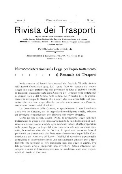 Rivista dei trasporti