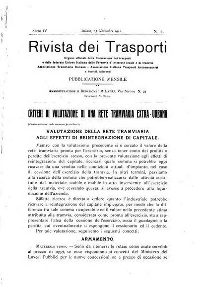 Rivista dei trasporti