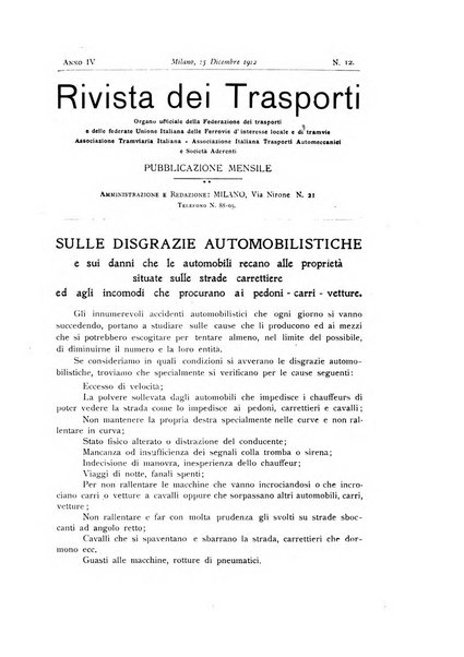 Rivista dei trasporti