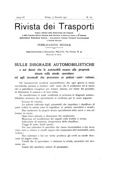 Rivista dei trasporti