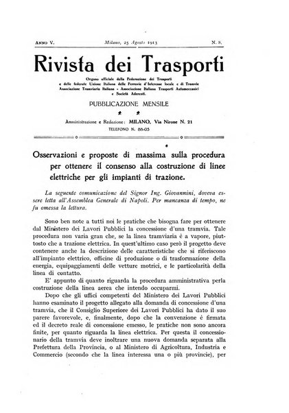 Rivista dei trasporti