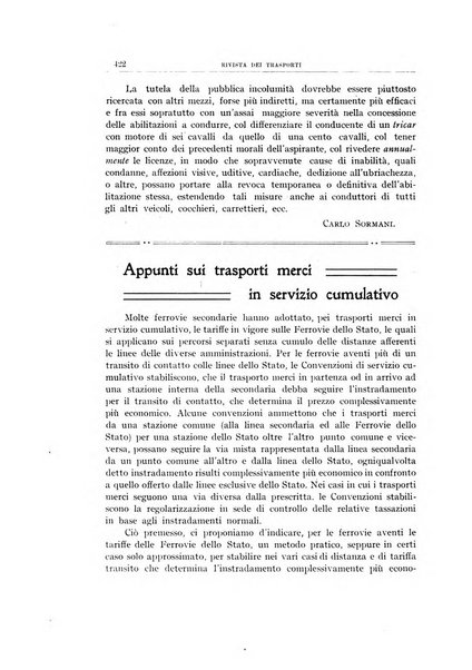 Rivista dei trasporti