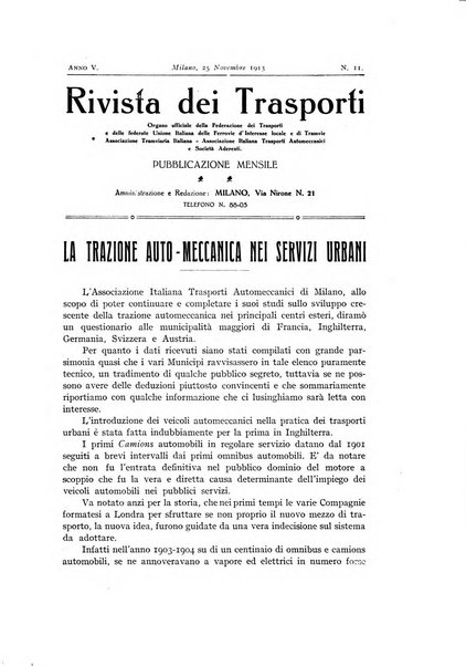 Rivista dei trasporti