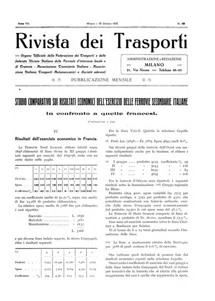 Rivista dei trasporti