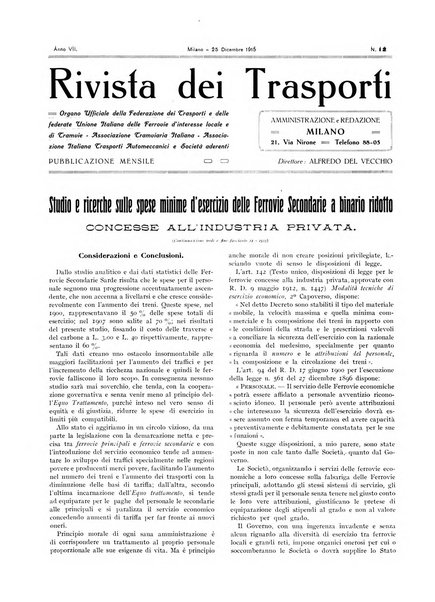 Rivista dei trasporti