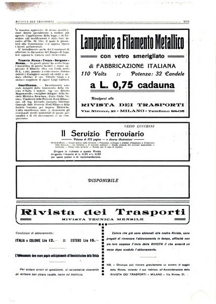 Rivista dei trasporti