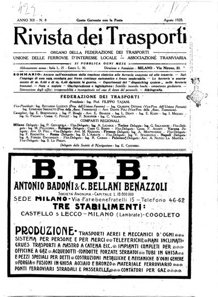 Rivista dei trasporti