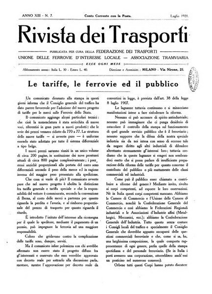 Rivista dei trasporti