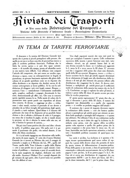 Rivista dei trasporti